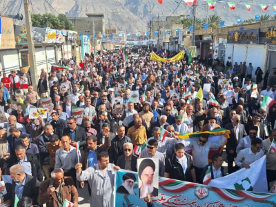 گزارش تصویری از راهپیمابی ۲۲ بهمن درشهرستان مُهر