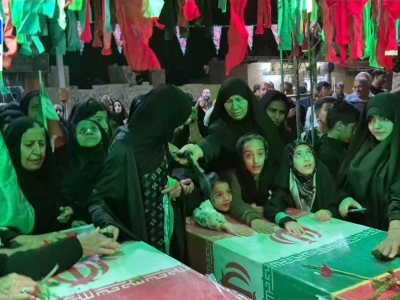 تشییع پیکر مطهر شهدای شهرستان مُهر